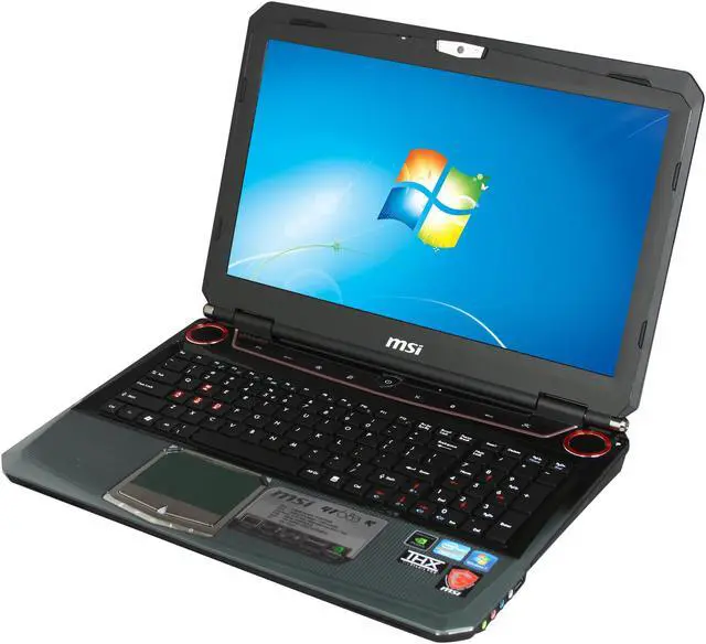 Main image of MSI Laptop GT Series Intel Core i7-2670QM 12GB Memory 1TB HDD NVIDIA GeForce GTX 560M 15.6" Windows 7 Home Premium 64-Bit GT683R-242US V1