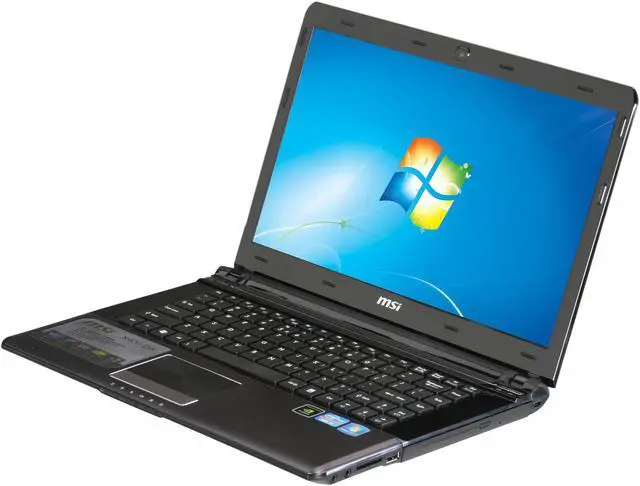Main image of MSI Laptop X Series Intel Core i5-2430M 6GB Memory 500GB HDD NVIDIA GeForce GT 540M 14.0" Windows 7 Home Premium 64-bit X460DX-216US