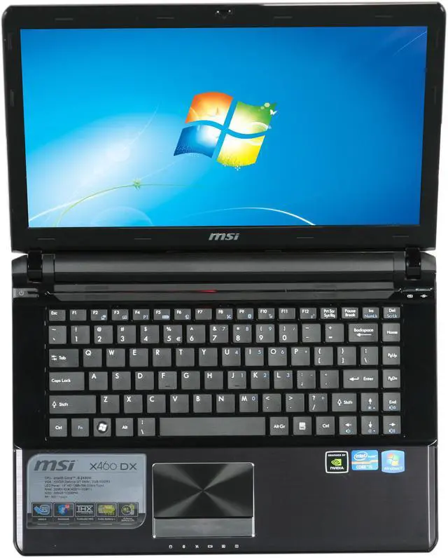 Alt view image 6 of 8 - MSI Laptop X Series Intel Core i5-2430M 6GB Memory 500GB HDD NVIDIA GeForce GT 540M 14.0" Windows 7 Home Premium 64-bit X460DX-216US