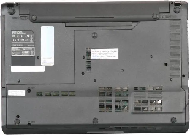 Alt view image 7 of 8 - MSI Laptop X Series Intel Core i5-2430M 6GB Memory 500GB HDD NVIDIA GeForce GT 540M 14.0" Windows 7 Home Premium 64-bit X460DX-216US