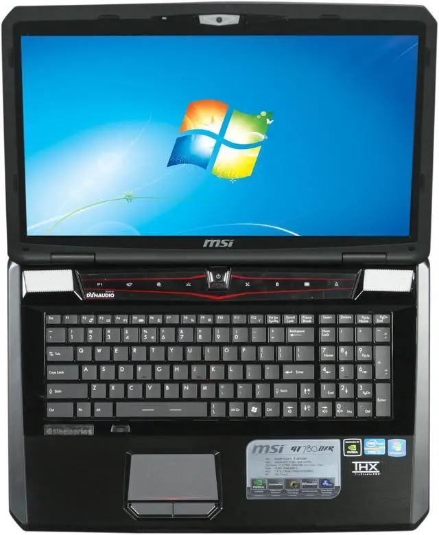 Alt view image 6 of 8 - MSI Laptop GT Series Intel Core i7-2670QM 16GB Memory 1.5TB HDD NVIDIA GeForce GTX 570M 17.3" Windows 7 Home Premium 64-Bit GT780DXR-446US