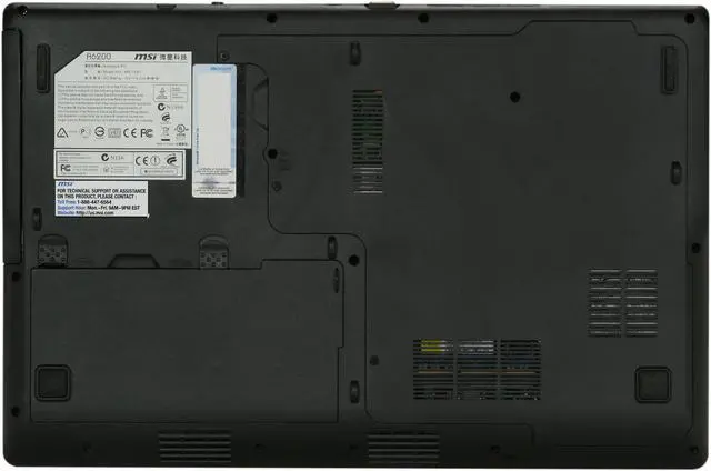 Alt view image 7 of 8 - MSI Laptop Intel Core i3-370M 4GB Memory 320GB HDD Intel HD Graphics 15.6" Windows 7 Home Premium 64-Bit A6200-461US