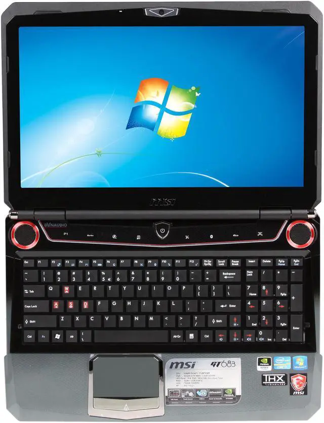 Alt view image 6 of 8 - MSI Laptop GT Series Intel Core i7-2670QM 12GB Memory 750GB HDD NVIDIA GeForce GTX 560M 15.6" Windows 7 Home Premium 64-Bit GT683-841US