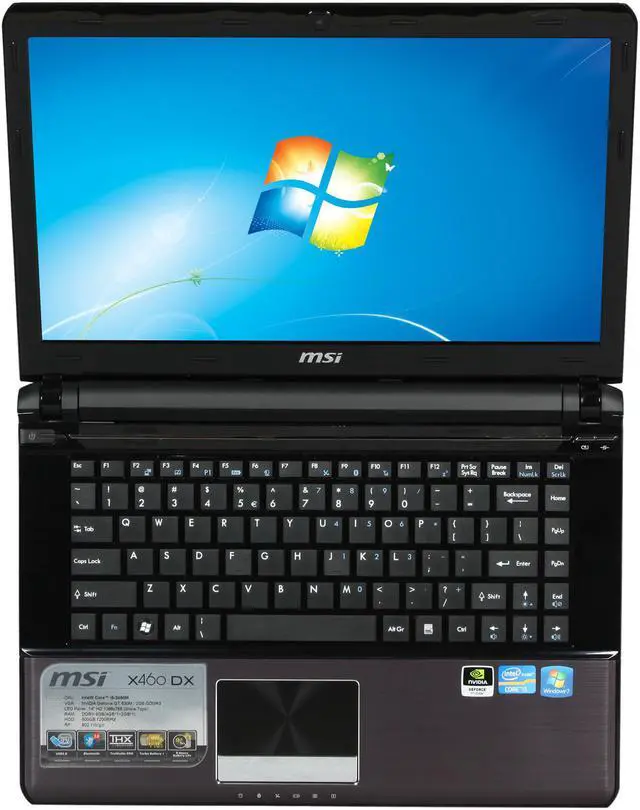 Alt view image 6 of 8 - MSI Laptop X Series Intel Core i5-2450M 6GB Memory 500GB HDD NVIDIA GeForce GT 630M 14.0" Windows 7 Home Premium 64-Bit X460DX-291US