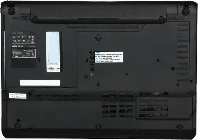Alt view image 7 of 8 - MSI Laptop X Series Intel Core i5-2450M 6GB Memory 500GB HDD NVIDIA GeForce GT 630M 14.0" Windows 7 Home Premium 64-Bit X460DX-291US