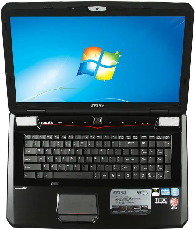 Alt view image 6 of 8 - MSI Laptop GT Series Intel Core i7-3610QM 12GB Memory 500GB HDD 128 GB SSD NVIDIA GeForce GTX 670M 17.3" Windows 7 Home Premium 64-Bit GT70 0NC-013US