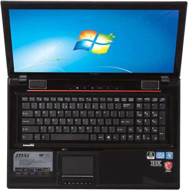 Alt view image 6 of 8 - MSI Laptop GE Series Intel Core i7-3610QM 8GB Memory 750GB HDD NVIDIA GeForce GT 650M 17.3" Windows 7 Home Premium 64-Bit GE700NC-003US