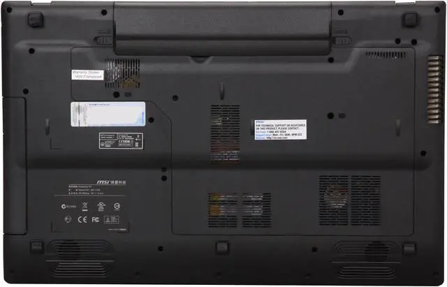 Alt view image 7 of 8 - MSI Laptop GE Series Intel Core i7-3610QM 8GB Memory 750GB HDD NVIDIA GeForce GT 650M 17.3" Windows 7 Home Premium 64-Bit GE700NC-003US