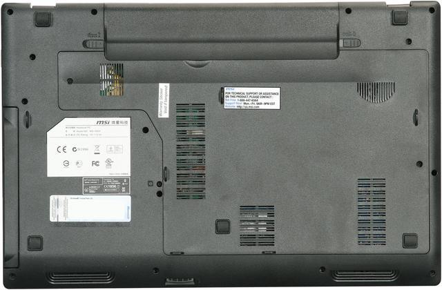 Alt view image 7 of 8 - MSI Laptop GE Series Intel Core i7-3610QM 6GB Memory 750GB HDD NVIDIA GeForce GT 650M 15.6" Windows 7 Home Premium 64-Bit GE60 0NC-006US