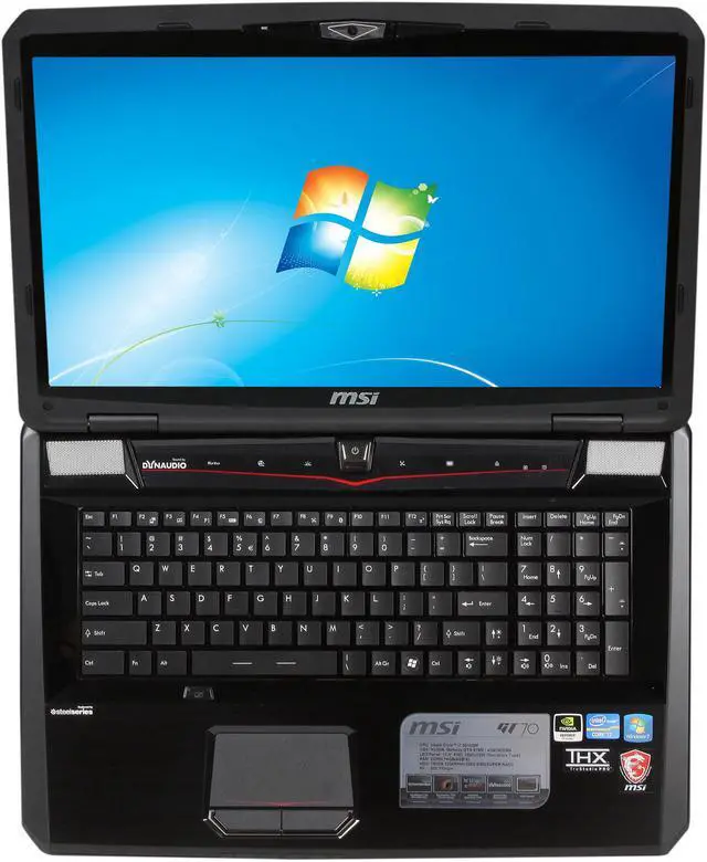 Alt view image 6 of 8 - MSI GT Series - 17.3" NVIDIA GeForce GTX 675M - Intel Core i7-3610QM  - 16GB Memory - 128 GB SSD - Windows 7 Home Premium 64-Bit - Gaming Laptop - (GT70 0ND-204US )