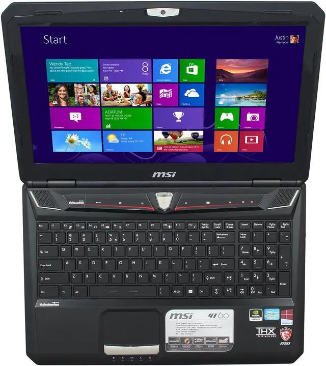 Alt view image 6 of 8 - MSI GT Series - 15.6" NVIDIA GeForce GTX 680M - Intel Core i7-3630QM  - 12GB Memory - - Windows 8 - Gaming Laptop - (GT60 0NE-403US )