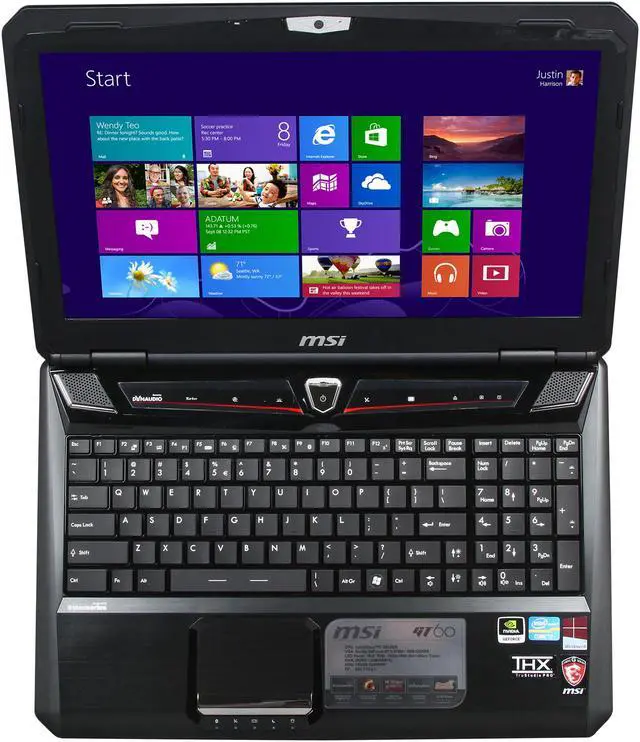 Alt view image 6 of 8 - MSI GT Series - 15.6" NVIDIA GeForce GTX 675M - Intel Core i7-3630QM  - 12GB Memory - - Windows 8 - Gaming Laptop - (GT60 0ND-250US )