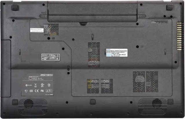 Alt view image 7 of 8 - MSI GE Series - 17.3" NVIDIA GeForce GTX 660M - Intel Core i7-3630QM - 8GB Memory - - Windows 8 - Gaming Laptop - (GE70 0ND-213US )