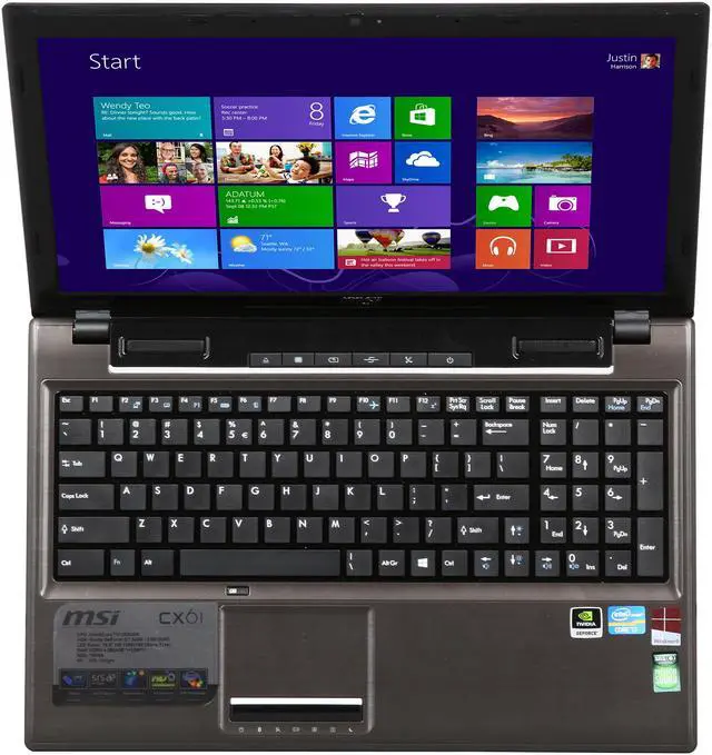 Alt view image 6 of 8 - MSI Laptop Intel Core i7-3630QM 6GB Memory 750GB HDD NVIDIA GeForce GT 645M 15.6" Windows 8 CX61 0NF-258US