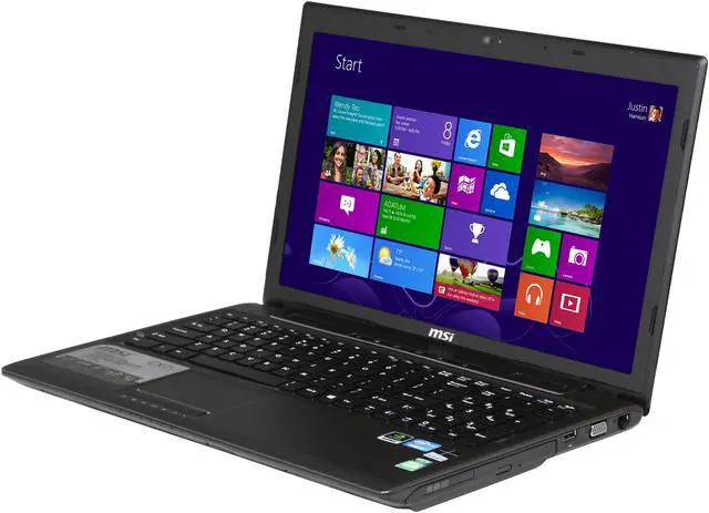 Main image of MSI Laptop Intel Core i5-3210M 6GB Memory 750GB HDD NVIDIA GeForce GT 645M 15.6" Windows 8 CX61 0NF-257US