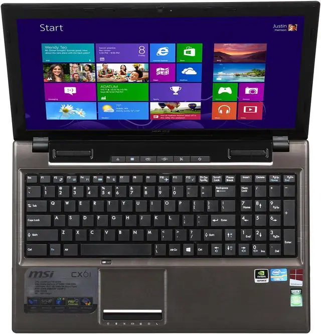 Alt view image 6 of 8 - MSI Laptop Intel Core i5-3210M 6GB Memory 750GB HDD NVIDIA GeForce GT 645M 15.6" Windows 8 CX61 0NF-257US
