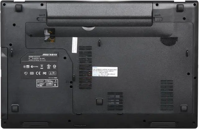 Alt view image 7 of 8 - MSI Laptop Intel Core i5-3210M 6GB Memory 750GB HDD NVIDIA GeForce GT 645M 15.6" Windows 8 CX61 0NF-257US
