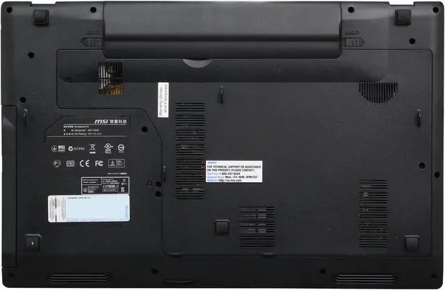 Alt view image 7 of 8 - MSI Laptop C Series Intel Core i7-3630QM 8GB Memory 750GB HDD NVIDIA GeForce GT 645M 15.6" Windows 7 Home Premium 64-Bit CX61 0NF-621US