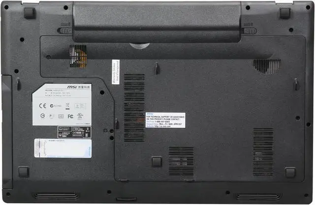 Alt view image 7 of 8 - MSI GE Series - 15.6" NVIDIA GeForce GTX 660M - Intel Core i5-3230M  - 8GB Memory - - Windows 7 Home Premium 64-Bit - Gaming Laptop - (GE60 0ND-667US )