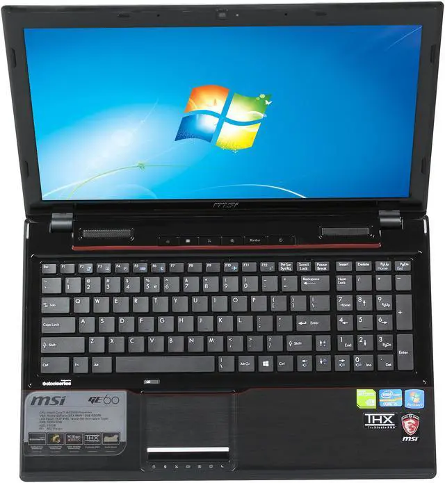 Alt view image 6 of 8 - MSI GE Series - 15.6" NVIDIA GeForce GTX 660M - Intel Core i5-3230M  - 8GB Memory - - Windows 7 Home Premium 64-Bit - Gaming Laptop - (GE60 0ND-667US )