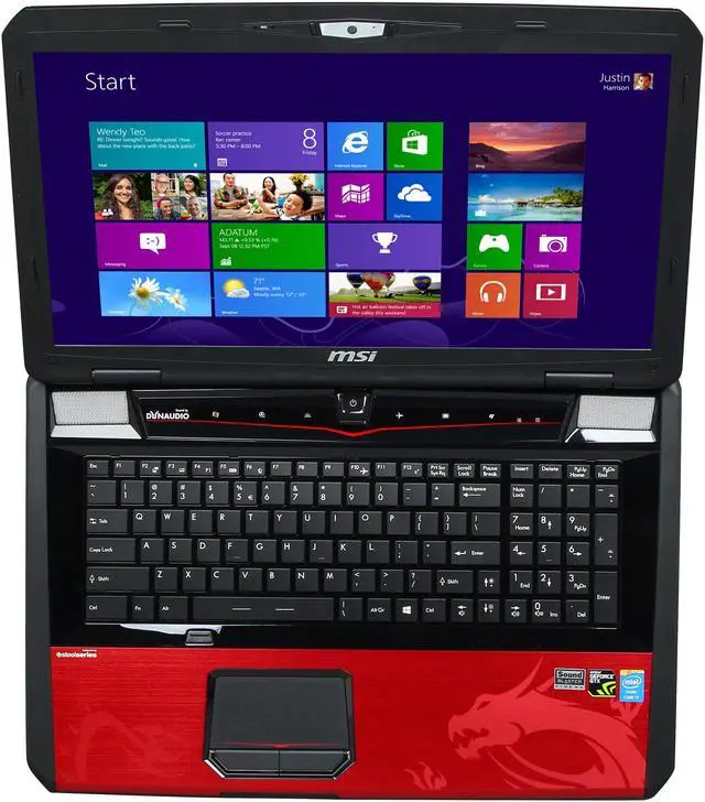 Alt view image 6 of 9 - MSI GT Series - 17.3" NVIDIA GeForce GTX 780M - Intel Core i7-4700MQ  - 32GB Memory - 384 GB SSD - Win 8 Multi-language - Gaming Laptop - (GT70 2OD-039US )