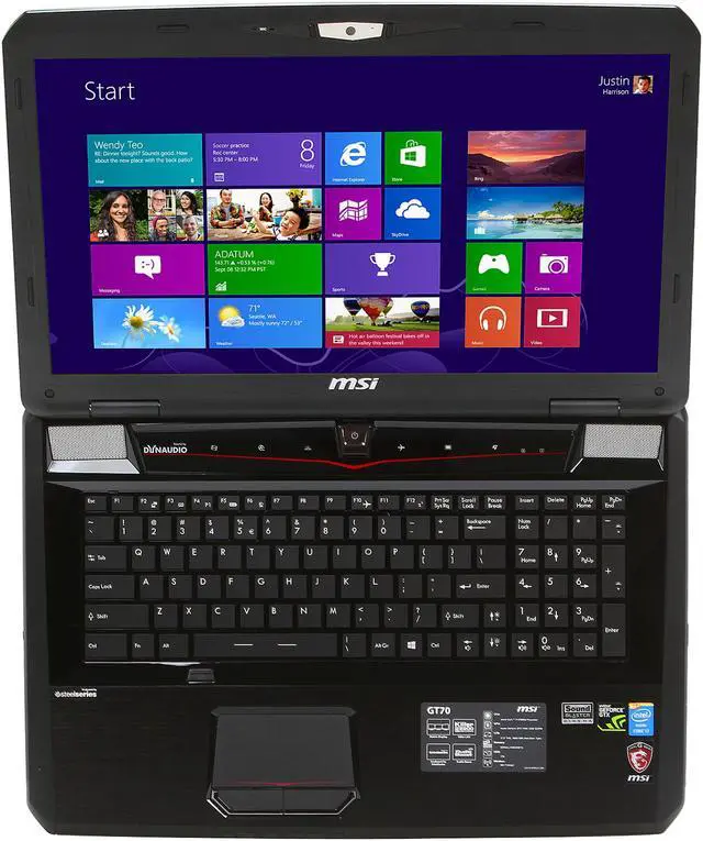 Alt view image 6 of 8 - MSI GT Series - 17.3" NVIDIA GeForce GTX 770M - Intel Core i7-4700MQ  - 8GB Memory - - Win 8 Multi-language - Gaming Laptop - (GT70 2OC-065US )