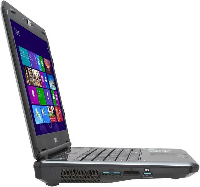 Alt view image 4 of 8 - MSI GT Series - 15.6" NVIDIA GeForce GTX 780M - Intel Core i7-4700MQ  - 16GB Memory - 128 GB SSD - Win 8 Multi-language - Gaming Laptop - (GT60 2OD-026US )
