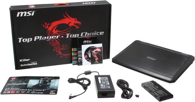 Alt view image 8 of 8 - MSI GX Series - 17.3" AMD Radeon HD 8970M - AMD A10-5750M  - 8GB Memory - - Windows 8 - Gaming Laptop - (GX70 3BE-007US )