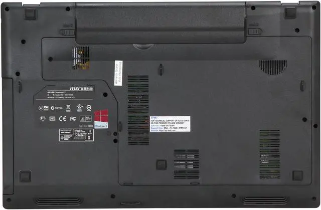 Alt view image 7 of 8 - MSI Laptop C Series Intel Core i5-3230M 6GB Memory 750GB HDD NVIDIA GeForce GT 730M 15.6" Windows 8 CX61 0OL-696US