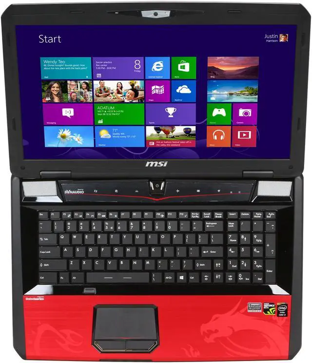 Alt view image 6 of 18 - MSI GT Series - 17.3" NVIDIA GeForce GTX 780M - Intel Core i7-4930MX  - 32GB Memory - 384 GB SSD - Windows 8 - Gaming Laptop - (GT70 2OD-089US )