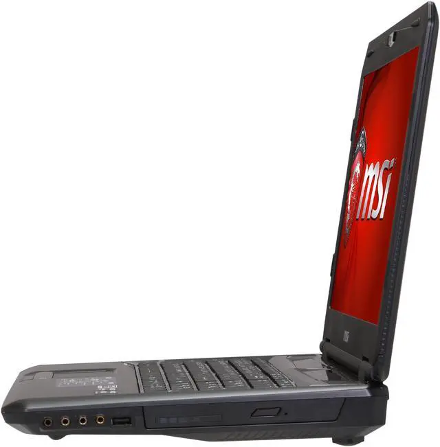Alt view image 2 of 9 - MSI GX Series - 15.6" AMD Radeon HD 8970M - AMD A10-5750M  - 8GB Memory - - Windows 8 - Gaming Laptop - (GX60 3BE-240US )