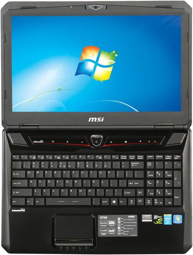 Alt view image 6 of 8 - MSI GT Series - 15.6" NVIDIA GeForce GTX 770M - Intel Core i7-4700MQ - 12GB Memory - - Windows 7 Home Premium - Gaming Laptop - (GT60 2OC-077US )