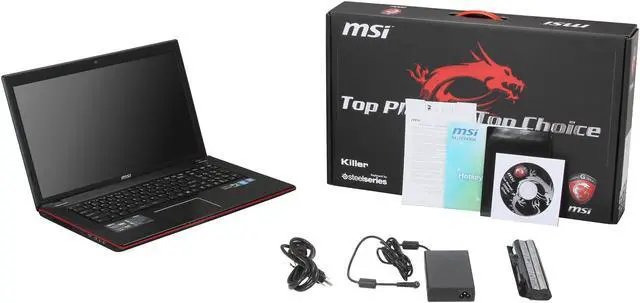 Alt view image 8 of 8 - MSI GE Series - 17.3" NVIDIA GeForce GTX 765M - Intel Core i7-4700MQ  - 12GB Memory - - Windows 7 Home Premium - Gaming Laptop - (GE70 2OE-071US )