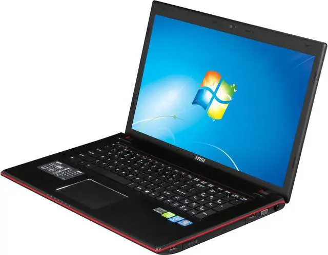 Main image of MSI GE Series - 17.3" NVIDIA GeForce GT 750M - Intel Core i7-4700MQ  - 12GB Memory - - Windows 7 Home Premium - Gaming Laptop - (GE70 2OC-081US )