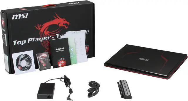 Alt view image 8 of 8 - MSI GE Series - 17.3" NVIDIA GeForce GT 750M - Intel Core i7-4700MQ  - 12GB Memory - - Windows 7 Home Premium - Gaming Laptop - (GE70 2OC-081US )