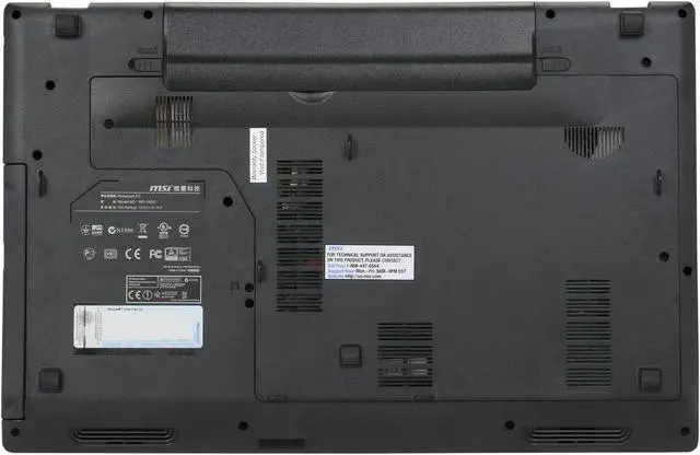 Alt view image 7 of 8 - MSI GE Series - 15.6" NVIDIA GeForce GT 750M - Intel Core i7-4700MQ - 8GB Memory - - Windows 7 Home Premium - Gaming Laptop - (GE60 2OC-097US )