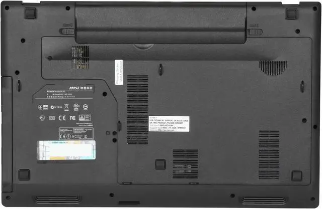 Alt view image 7 of 8 - MSI - 15.6" NVIDIA GeForce GT 740M - Intel Core i7-4700MQ  - 8GB Memory - - Windows 7 Home Premium - Gaming Laptop - (GP60 2OD-072US )