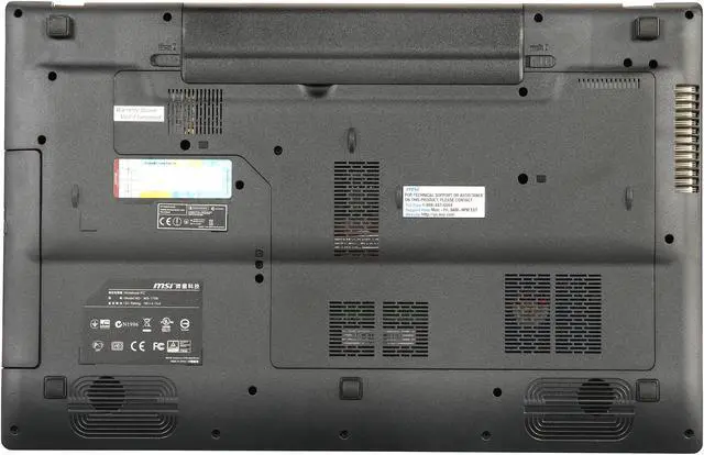 Alt view image 7 of 8 - MSI Laptop GP Series Intel Core i5-4200M 8GB Memory 1TB HDD NVIDIA GeForce GT 740M 17.3" Windows 7 Home Premium 64-Bit GP70 2OD-027US
