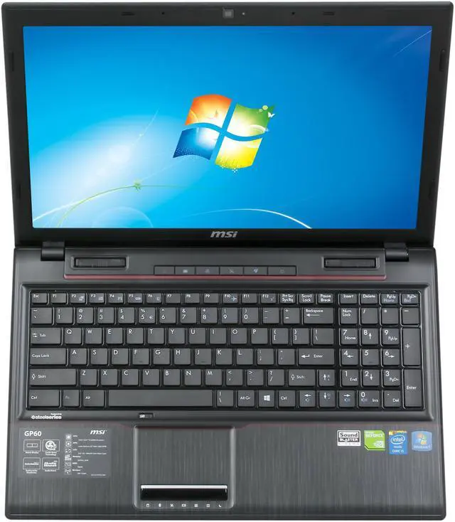 Alt view image 6 of 8 - MSI GP Series - 15.6" NVIDIA GeForce GT 740M - Intel Core i5-4200M - 8GB Memory - - Windows 7 Home Premium - Gaming Laptop - (GP60 2OD-052US )