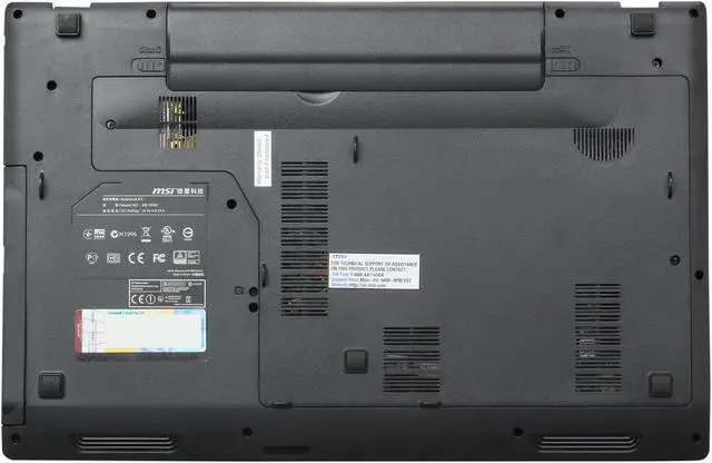 Alt view image 7 of 8 - MSI GP Series - 15.6" NVIDIA GeForce GT 740M - Intel Core i5-4200M - 8GB Memory - - Windows 7 Home Premium - Gaming Laptop - (GP60 2OD-052US )