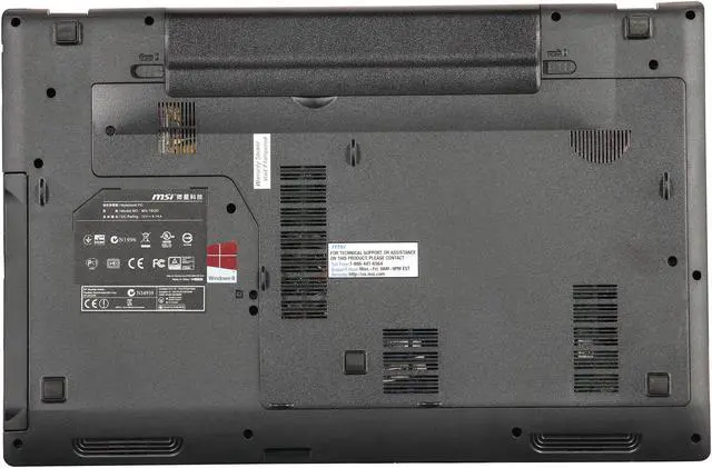 Alt view image 7 of 8 - MSI Laptop C Series Intel Core i5-4200M 6GB Memory 750GB HDD NVIDIA GeForce GT 720M 15.6" Windows 8 CX61 2OC-206US