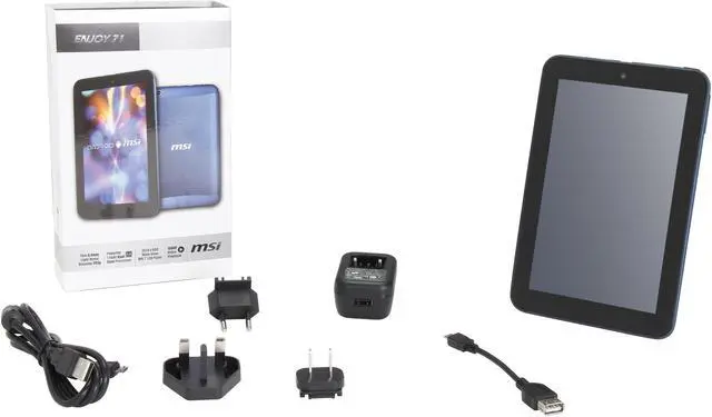 Alt view image 8 of 8 - MSI Enjoy 71 1GB DDR3 Memory 7.0" 1024 x 600 Tablet Android 4.0 (Ice Cream Sandwich) Blue