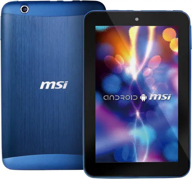 Main image of MSI Enjoy 71 1GB DDR3 Memory 7.0" 1024 x 600 Tablet Android 4.0 (Ice Cream Sandwich) Blue