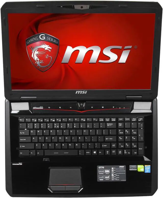 Alt view image 6 of 8 - MSI GT Series - 17.3" NVIDIA GeForce GTX 870M - Intel Core i7-4800MQ - 8GB Memory - - Windows 8.1 64-Bit - Gaming Laptop - (GT70 Dominator-895 )