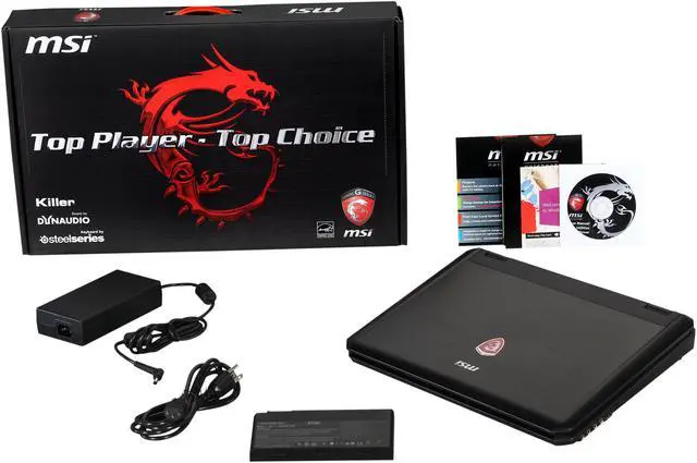 Alt view image 8 of 8 - MSI GT Series - 15.6" NVIDIA GeForce GTX 870M - Intel Core i7-4800MQ  - 16GB Memory - 128 GB SSD - Windows 8.1 64-Bit - Gaming Laptop - (GT60 Dominator 3K-474 )