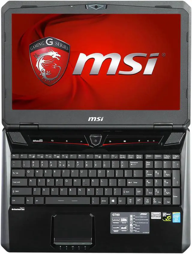 Alt view image 6 of 8 - MSI GT Series - 15.6" NVIDIA GeForce GTX 870M - Intel Core i7-4800MQ - 8GB Memory - - Windows 8.1 64-Bit - Gaming Laptop - (GT60 Dominator-424 )