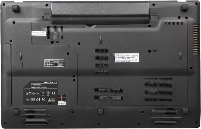 Alt view image 7 of 8 - MSI GE Series - 17.3" NVIDIA GeForce GTX 860M - Intel Core i7-4700HQ  - 12GB Memory - - Windows 8.1 64-Bit - Gaming Laptop - (GE70 Apache Pro-012 )