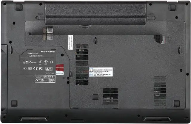 Alt view image 7 of 8 - MSI GE Series - 15.6" NVIDIA GeForce GTX 850M - Intel Core i7-4700HQ - 8GB Memory - - Windows 8.1 64-Bit - Gaming Laptop - (GE60 Apache-033 )