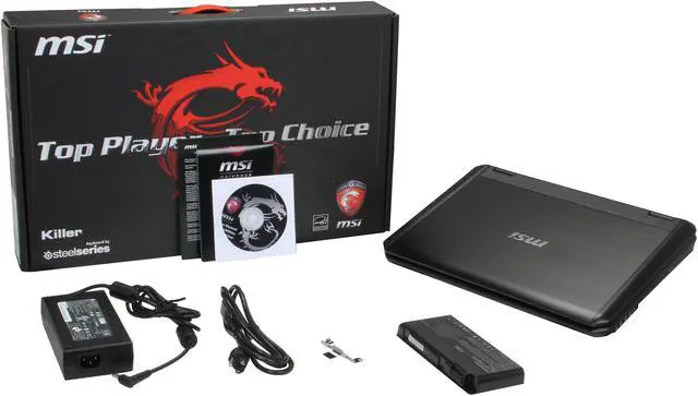 Alt view image 8 of 8 - MSI GX Series - 15.6" AMD Radeon R9 M290X - AMD A10-5750M  - 8GB Memory - - Windows 8.1 64-Bit - Gaming Laptop - (GX60 Destroyer-280 )