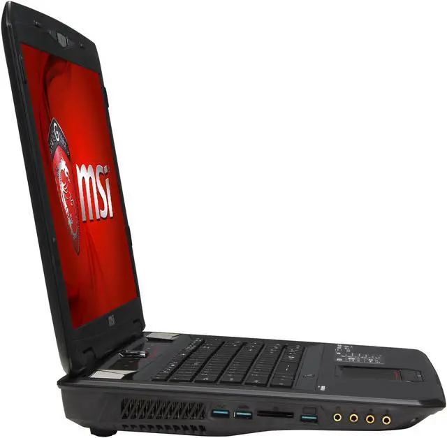 Alt view image 4 of 8 - MSI GX Series - 17.3" AMD Radeon R9 M290X - AMD A10-5750M - 12GB Memory - - Windows 8.1 64-Bit - Gaming Laptop - (GX70 Destroyer-229 )